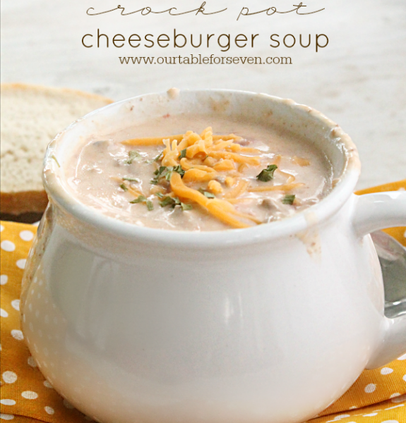 Crock Pot Cheeseburger Soup #crockpot #slowcooker #cheeseburger #soup #cheeseburgersoup #dinner #recipe