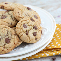 Chocolate Chip Cookies with Bacon and Sea Salt #cookies #dessert #bacon #seasalt #chocolatechipcookies #tableforsevenblog