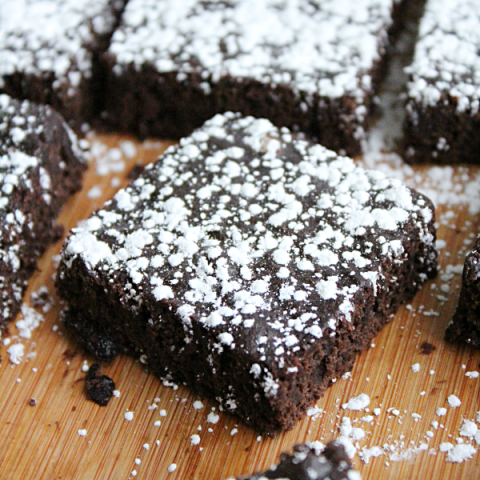 Black Bean Brownies #blackbean #dessert #twoingredients #chocolate #tableforsevenblog