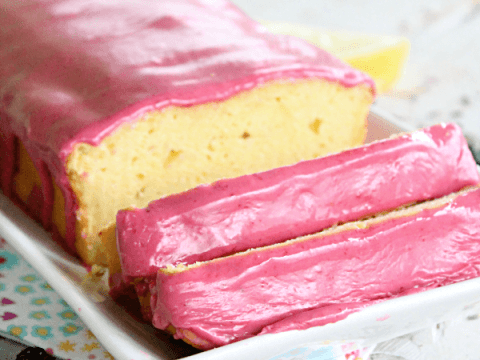 Lemon Lavender Pound Cake With Blackberry Glaze Table For Seven Food For You The Family