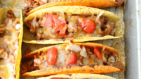 Oven Tacos with Homemade Taco Seasoning from Table for Seven
