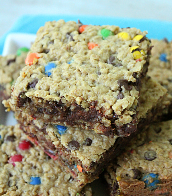 Fun And Delicious Monster Cookie Bars From Table For Seven