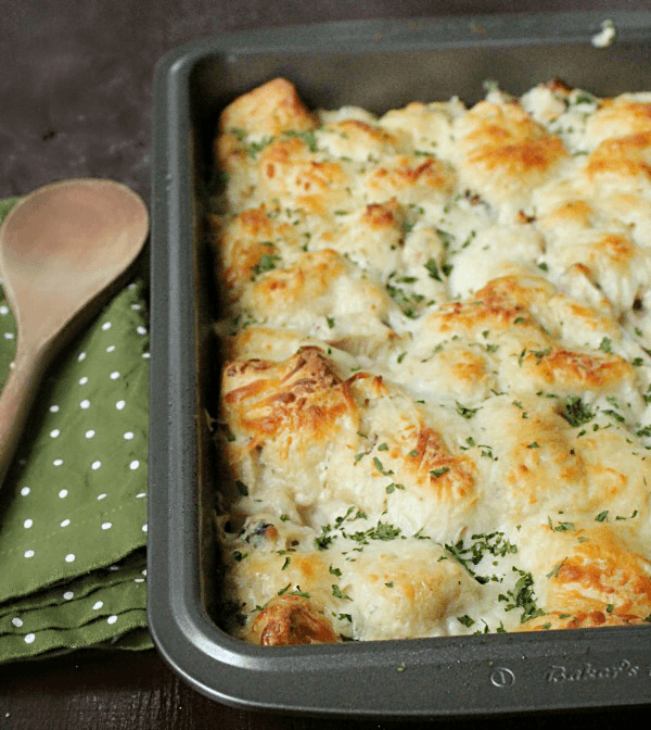 Chicken Alfredo Bubble Up from Table for Seven 