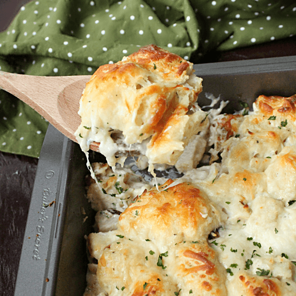 Chicken Alfredo Bubble Up Table for Seven