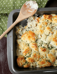 Chicken Alfredo Bubble Up Table for Seven