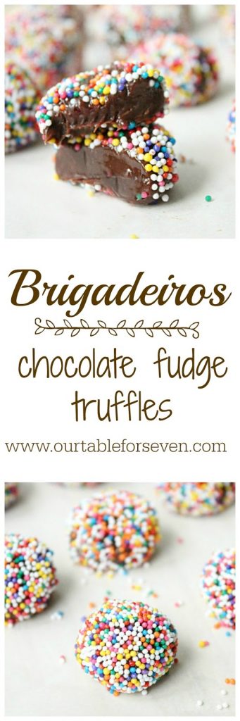Brigadeiros (Chocolate Fudge Truffles) #chocolate #nobakedessert #brigadeiros #chocolatetruffles