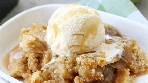 Cinnamon Apple Cobbler from Table for Seven