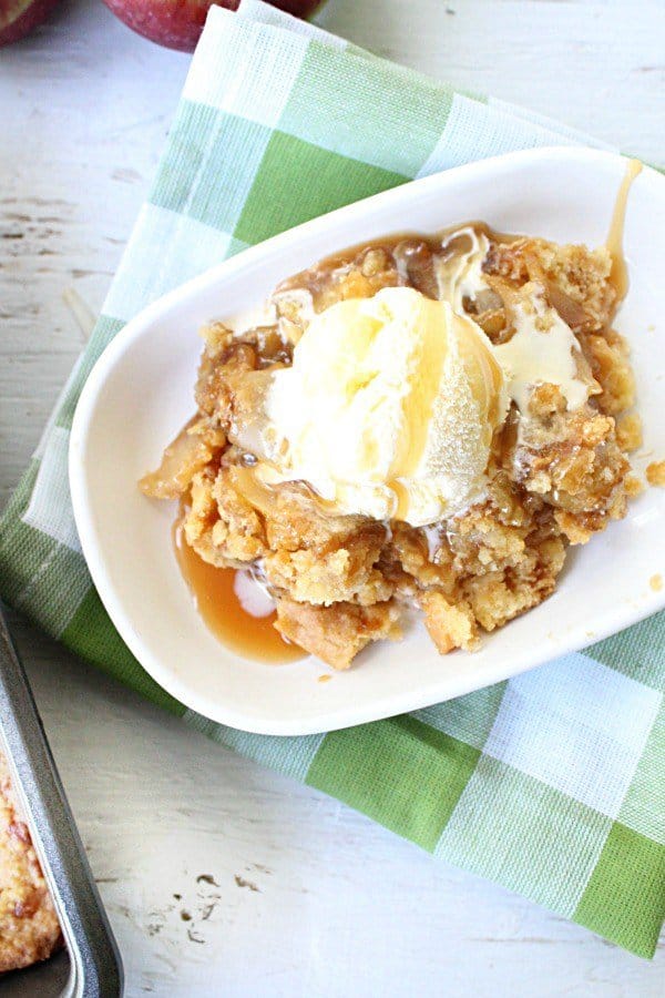 Cinnamon Apple Cobbler from Table for Seven 