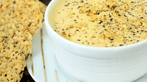 Instant Pot Four Cheese Soup #instantpot #pressurecooker #cheese #soup #recipe #tableforsevenblog @tableforseven