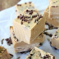 Peanut Butter and Butterscotch Fudge #fudge #peanutbutter #butterscotch #dessert