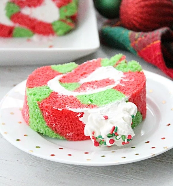 Christmas Roll Cake from Table for Seven