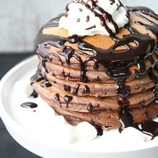 Hot Cocoa Pancakes from Table for Seven