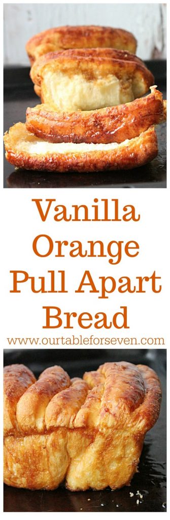 Vanilla Orange Pull Apart Bread from Table for Seven
