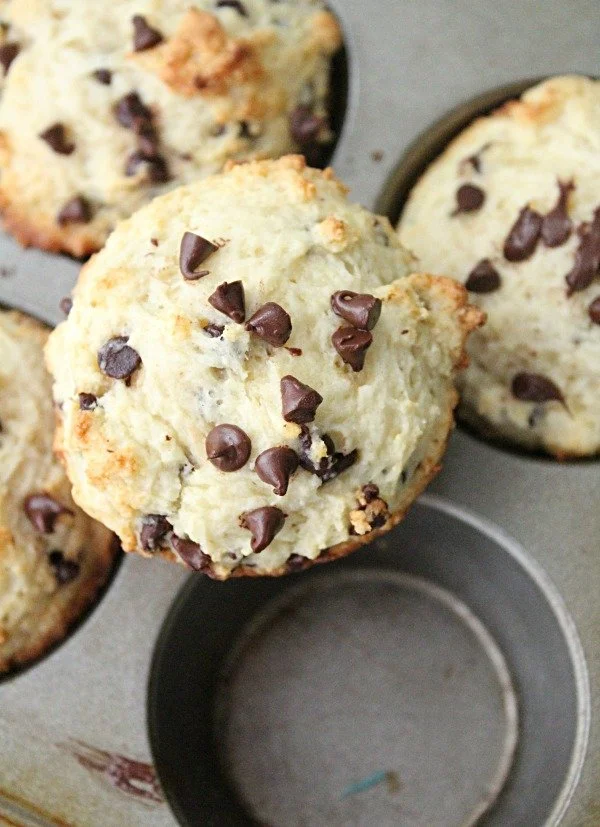 Chocolate Chip Muffins with Ricotta Cheese : Table for Seven