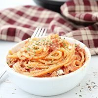 Instant Pot Spaghetti and Meat Sauce from Table for Seven