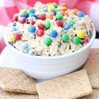 Monster Cookie Dip #monstercookie #dip #nobake #peanutbutter #oatmeal