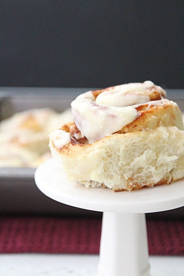 Frozen Bread Dough Cinnamon Rolls from Table for Seven