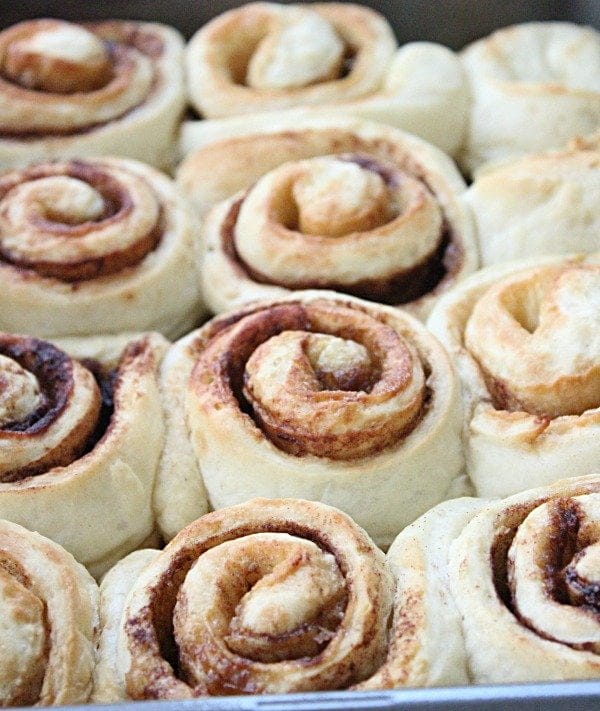 Frozen Bread Dough Cinnamon Rolls from Table for Seven