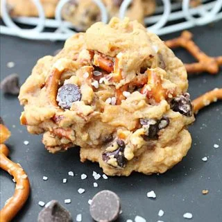 Butterscotch Pudding Pretzel Cookies from Table for Seven