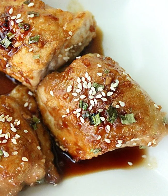 Ginger Soy Chicken Thighs