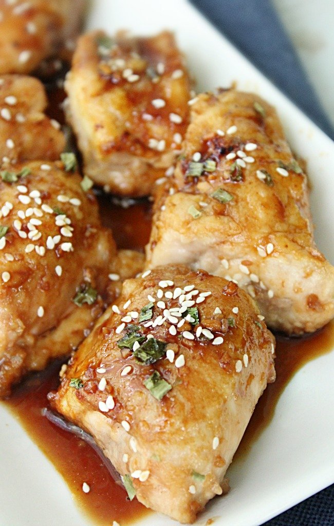 Ginger Soy Chicken Thighs