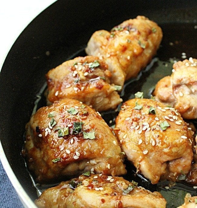 Ginger Soy Chicken Thighs 