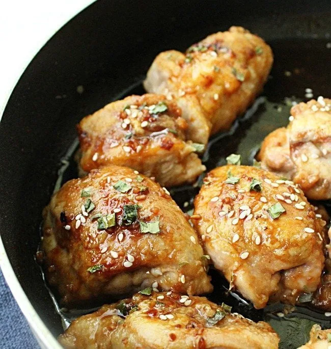 Ginger Soy Chicken Thighs