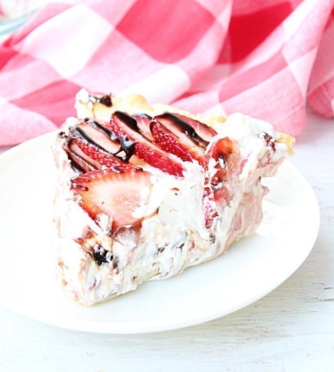 Strawberry Cream Pie from Table for Seven