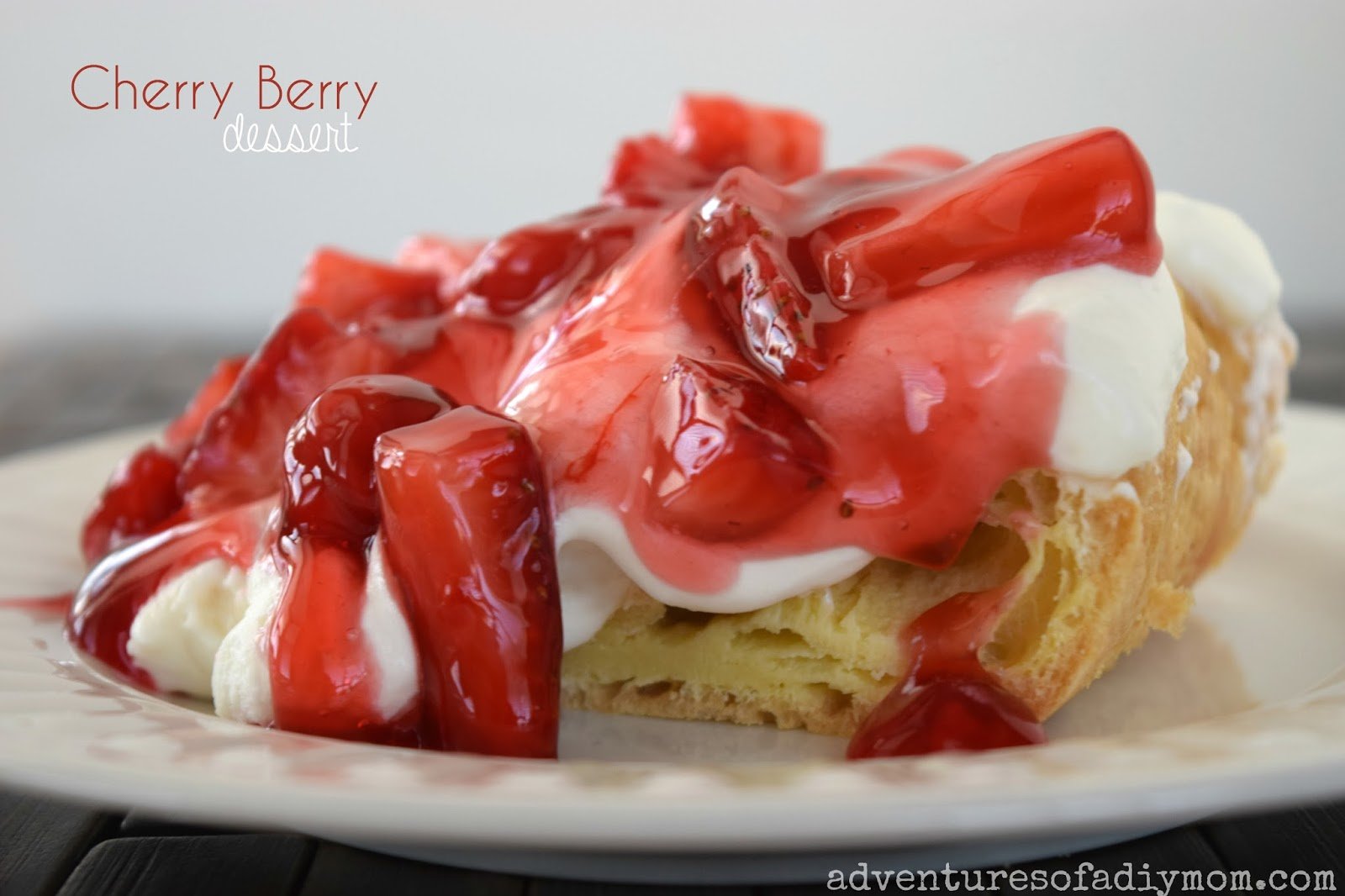 Cherry Berry Dessert #cherry #berries #dessert #recipe #tableforsevenblog @prnielsen
