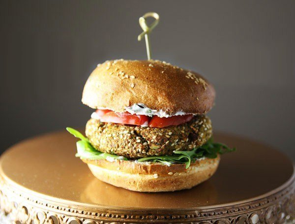 Easy Veggie Burger @orgasmikcooking #veggieburger #dinner #burger #recipe