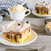 Triple Chocolate Poke Cake from @deliciouseveryd #chocolate #cake #pokecake #dessert #recipe