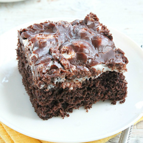 Chocolate Marshmallow Cake @tableforseven #tableforsevenblog #cake #chocolate #dessert #marshmallow