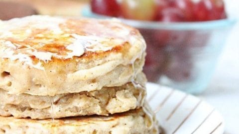 Cinnamon Oatmeal Pancakes @tableforseven #tableforsevenblog #pancakes #cinnamon #oatmeal #brownsugar #breakfast