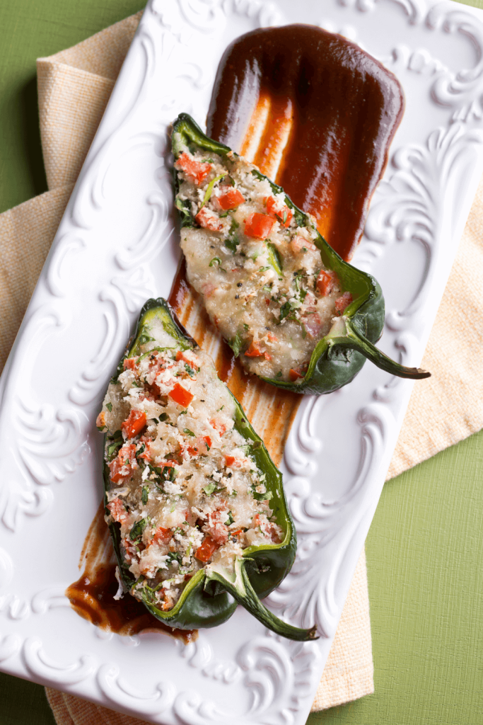 Bobby Flay Stuffed Poblano Peppers Instructions