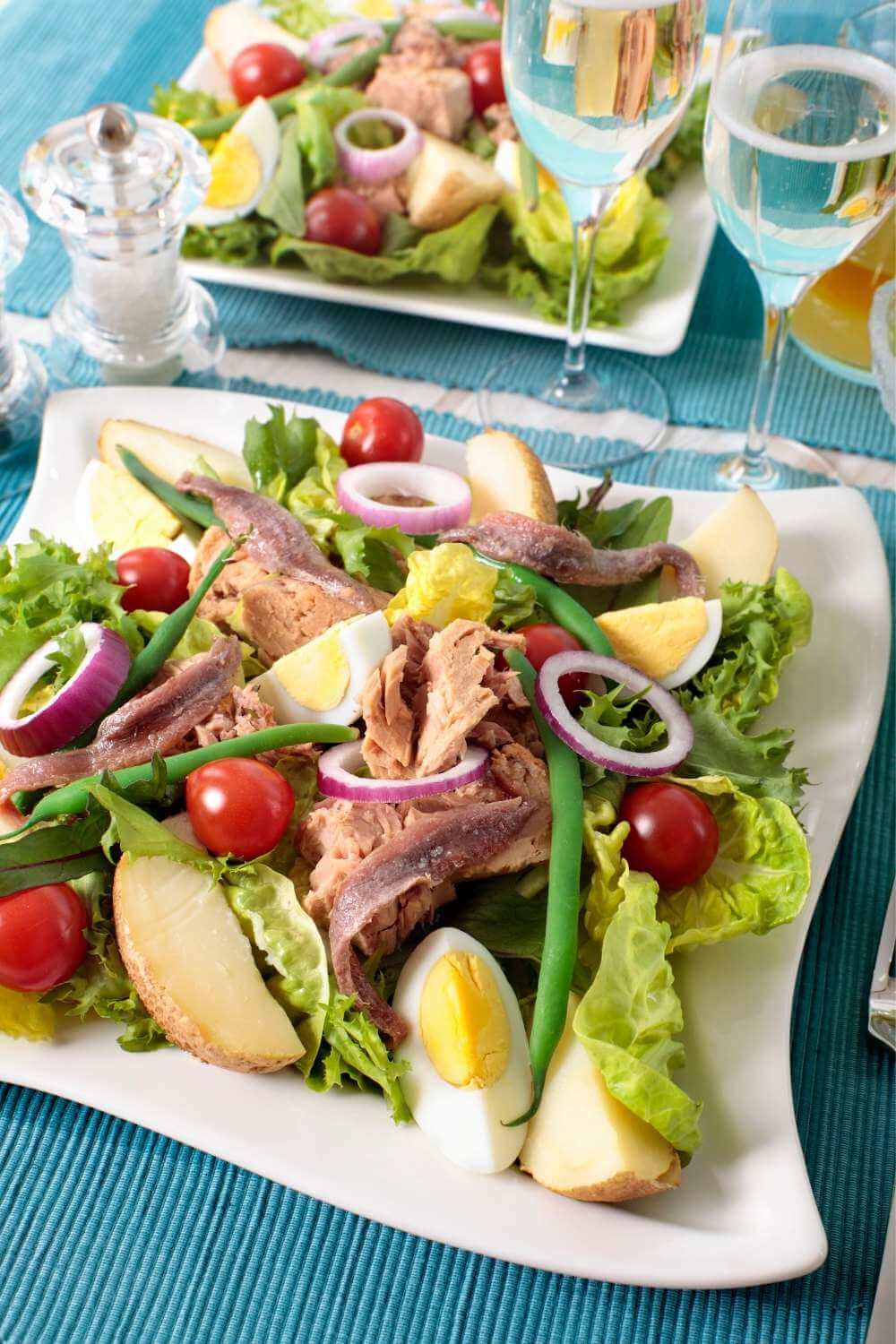 Ina Garten Salad Nicoise served
