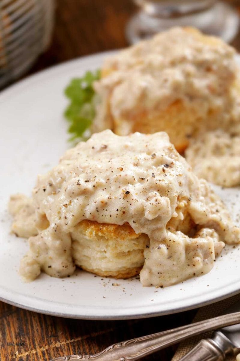 Pioneer Woman's Biscuits and Gravy - Table for Seven