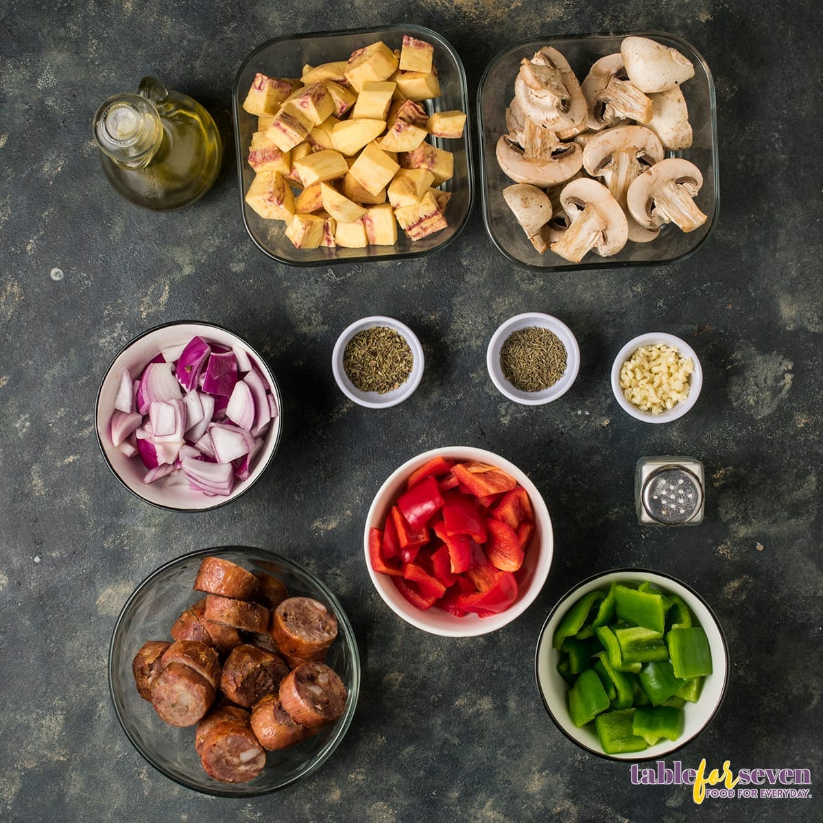 Sausage Sheet Pan Dinner Pioneer Woman ingredients