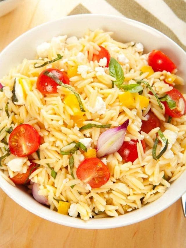 Ina Garten Orzo Salad With Feta - Table For Seven