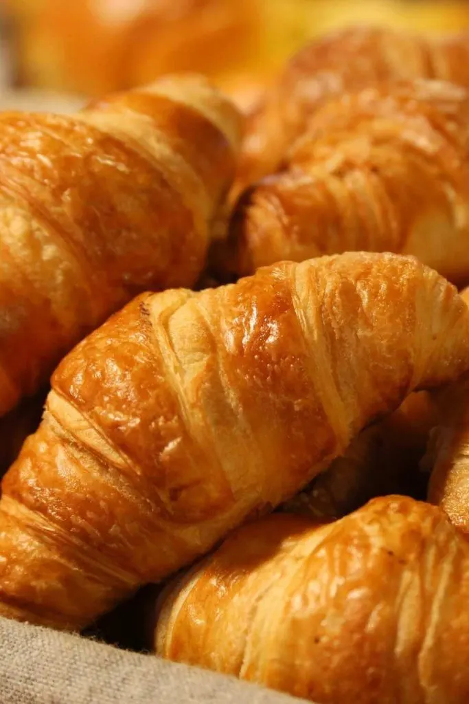 Croissants close-up