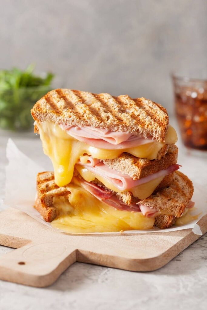 Air Fryer Grilled Ham And Cheese