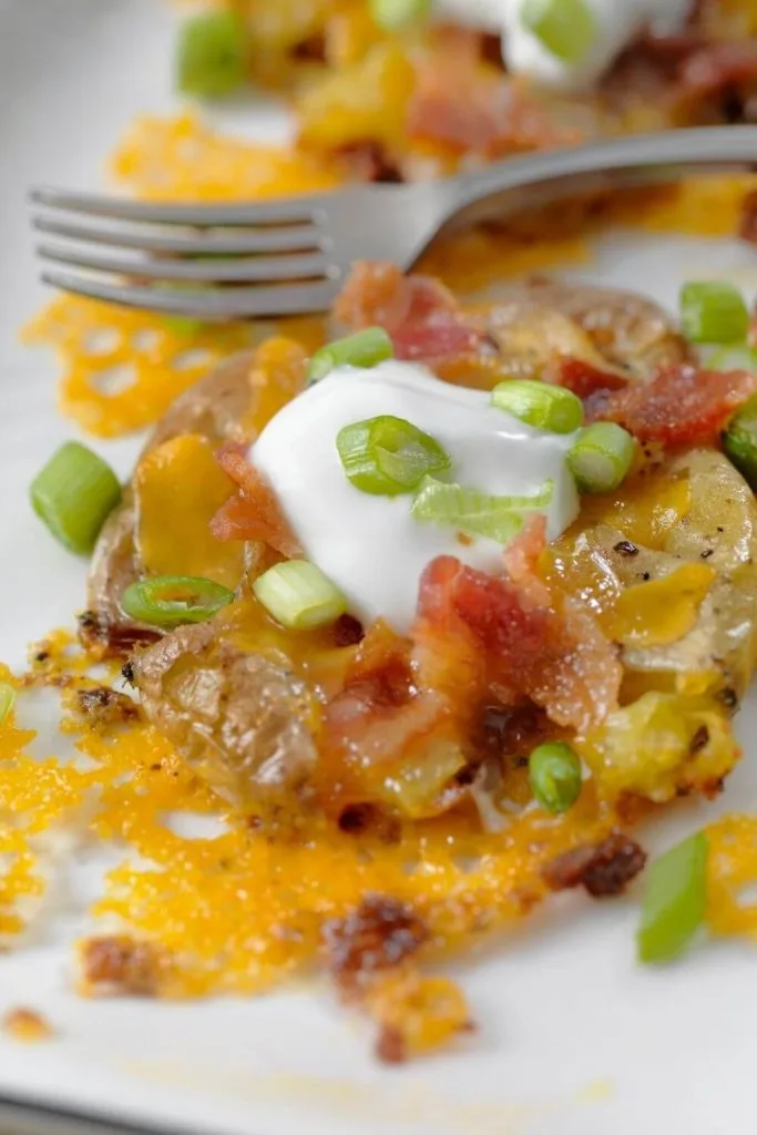 Loaded Smashed Potatoes