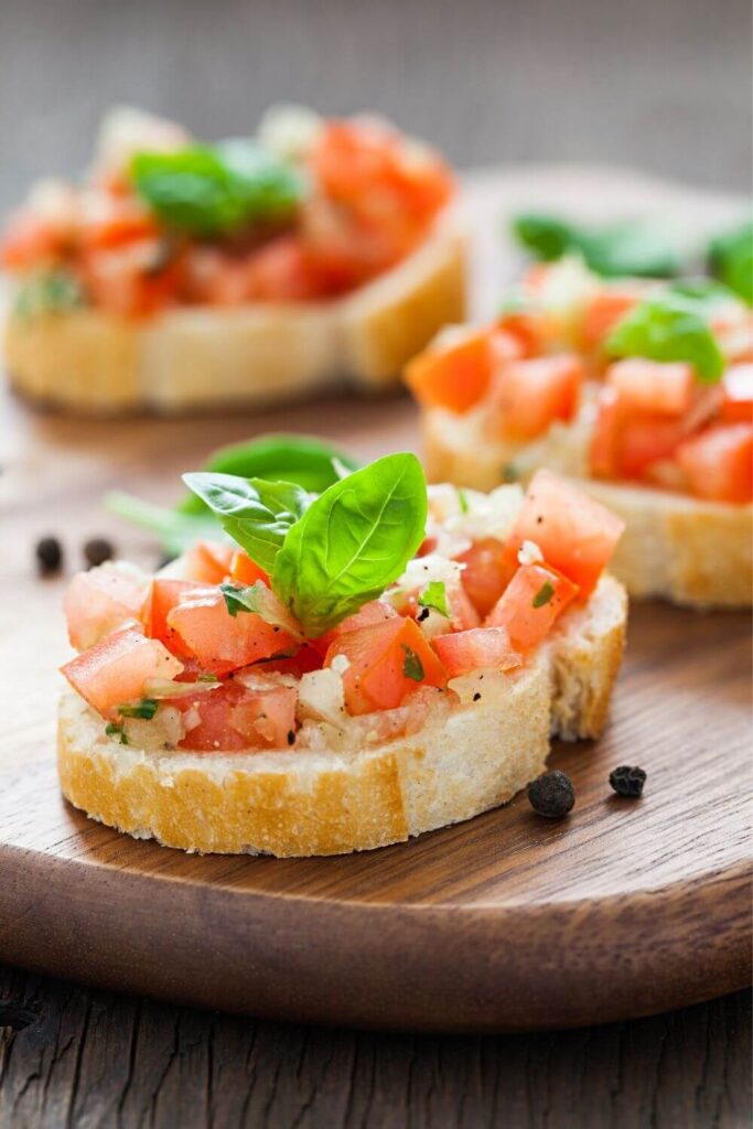 Tomato Basil Bruschetta