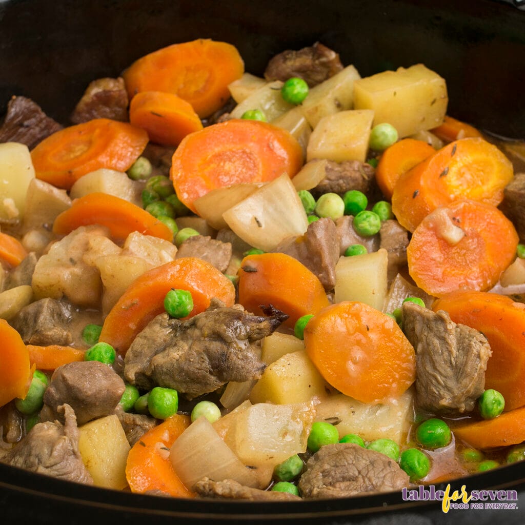 Pioneer Woman's Crockpot Beef Stew - Table for Seven