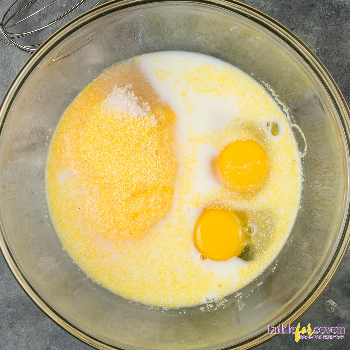 Eggs for binding the tamale pie mixture