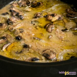 Pioneer Woman’s Crock Pot Cube Steak in dutch oven