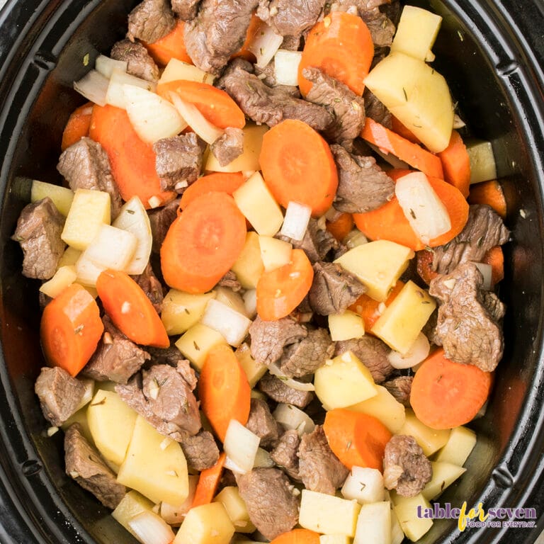 Pioneer Woman's Crockpot Beef Stew - Table for Seven