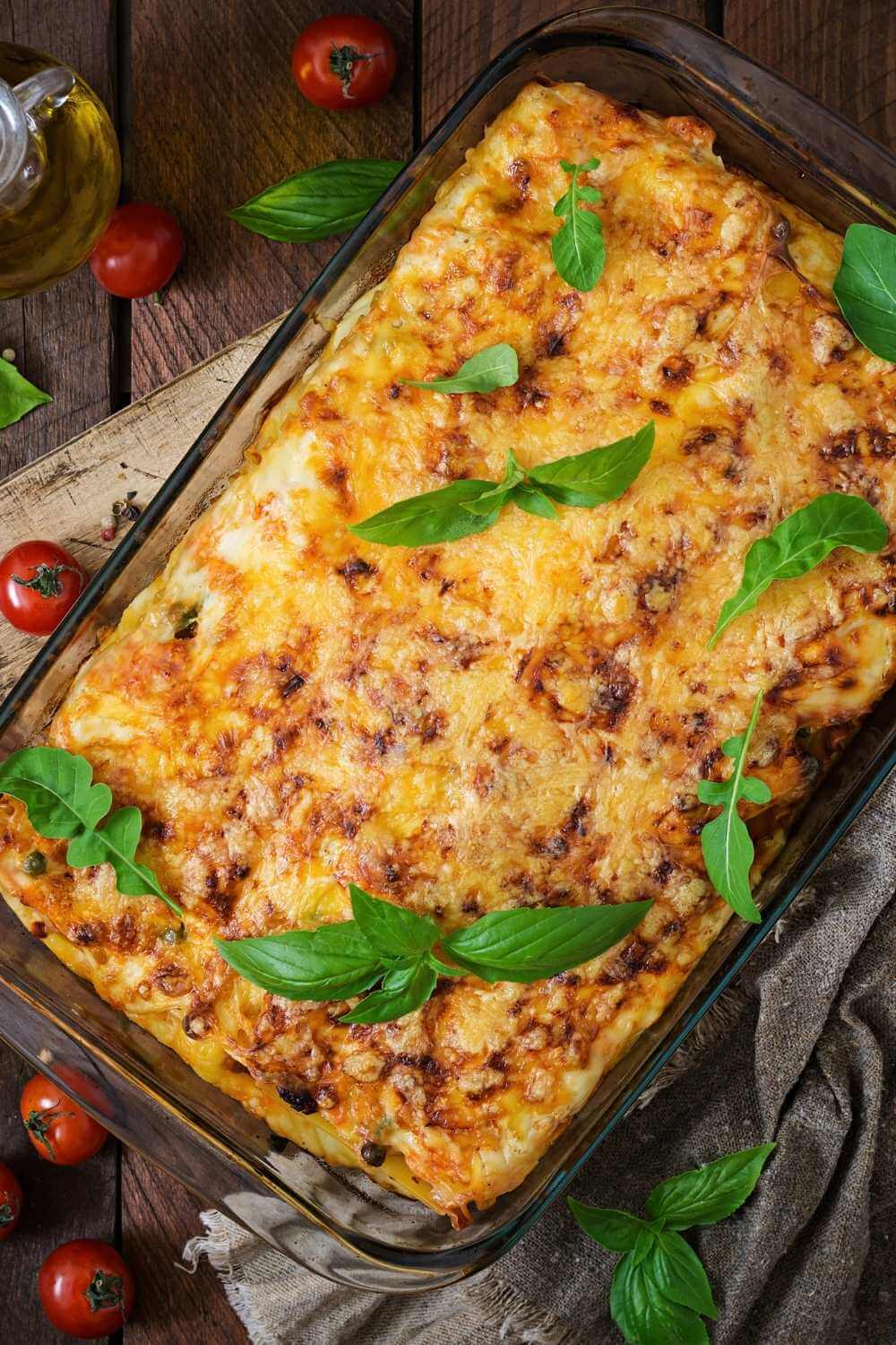 Frozen Vegetable Lasagna With White Sauce