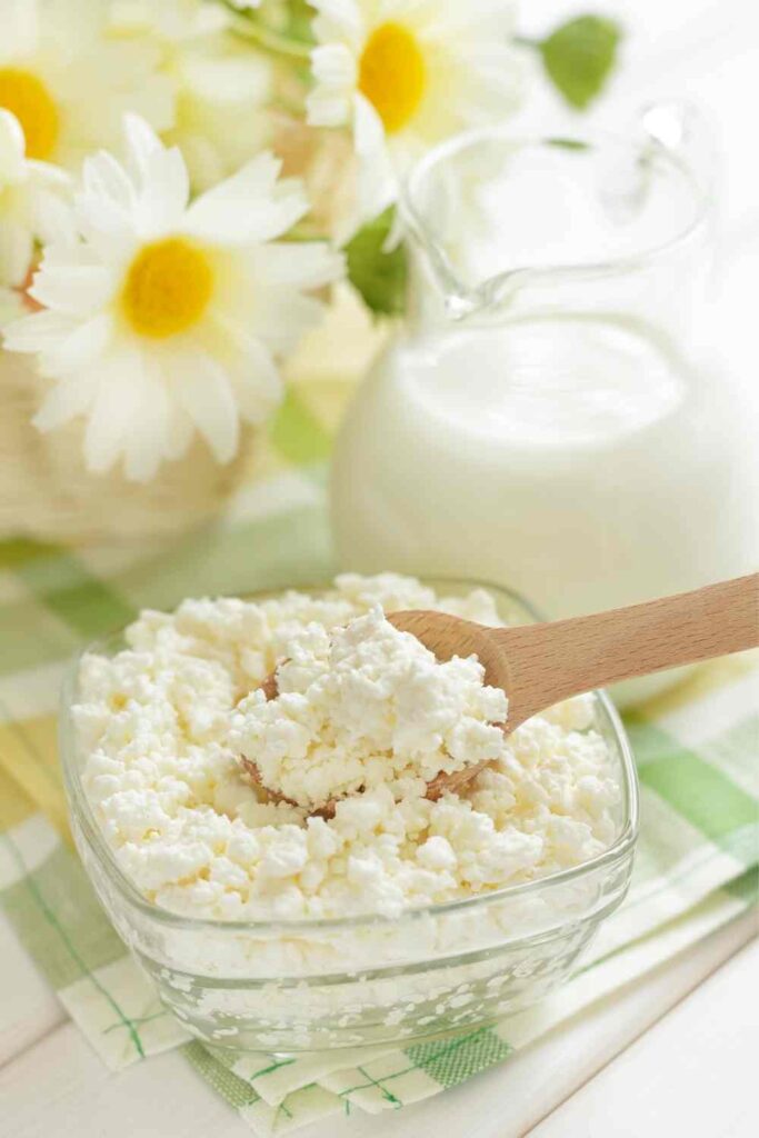 Cottage Cheese And Milk