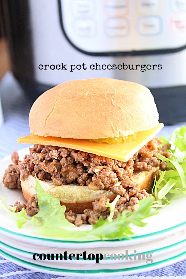 Crock Pot Cheeseburgers pin