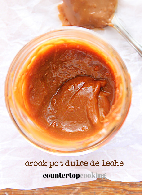 Crock Pot Dulce de Leche top view